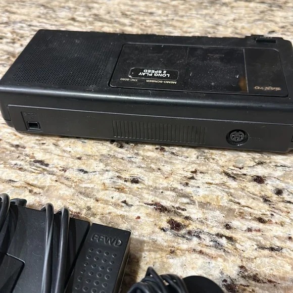 Sanyo Cassette Transcriber with Foot Pedal